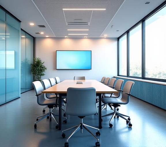 Modernes und helles Besprechungszimmer bei Helvetic Talent Solutions